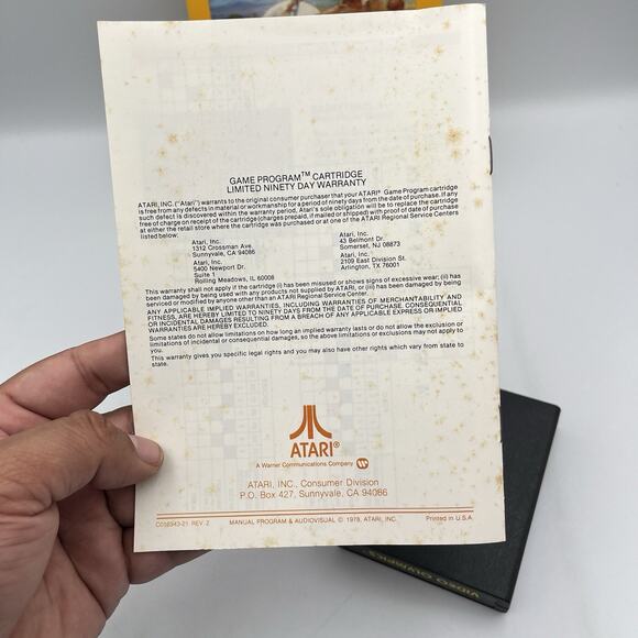 Video Olympics (1977) Atari 2600 - 50 Video Games CIB - Picture 9 of 9